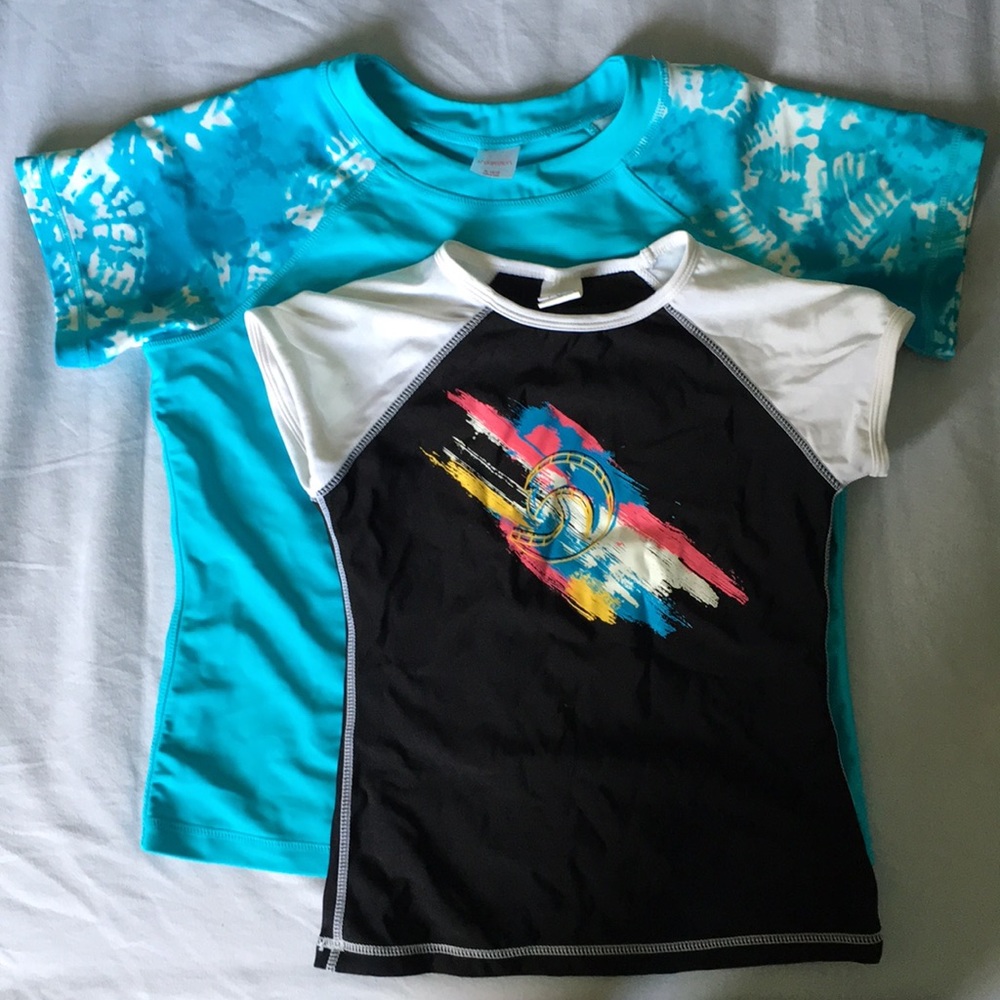 2 Rash Guards 8/10 and 14/16